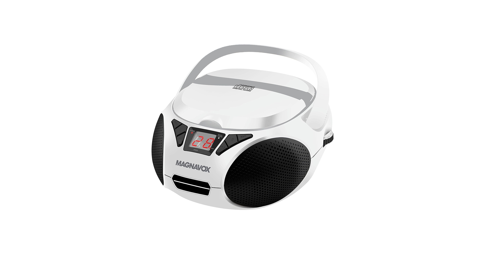 Amazon.com: Magnavox Portable Top Loading CD Boombox with AM/FM