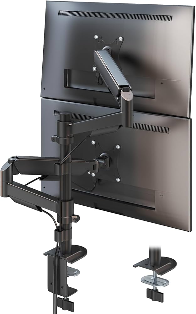 Amazon.co.jp: ACCURTEK デュアルモニターアーム 2画面 17-32インチ