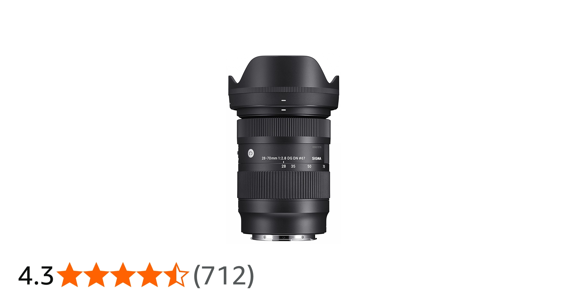 Amazon.co.jp: シグマ(Sigma) レンズ 28-70mm F2.8 DG DN Sony ソニー