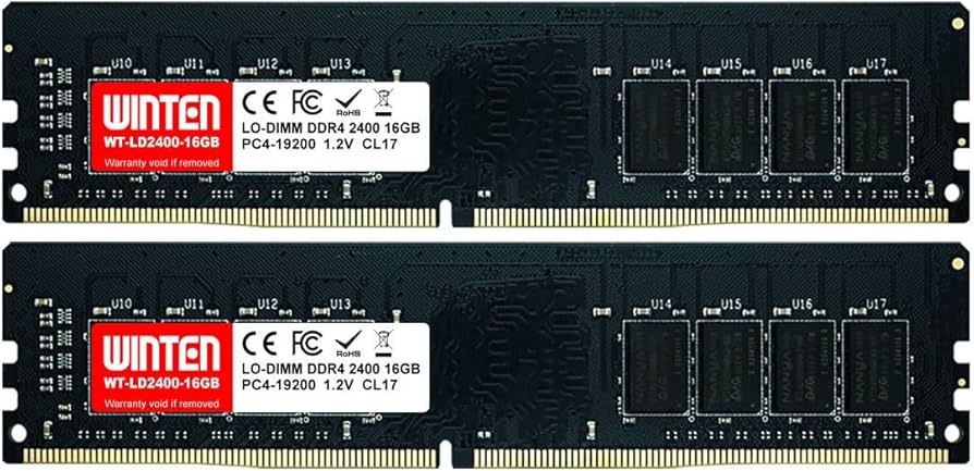Amazon.co.jp: WINTEN デスクトップPC用メモリ DDR4-2400 32GB（16GB×2
