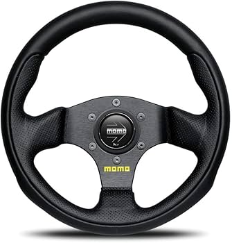 Amazon | MOMO(モモ) ステアリング ティーム 28パイ BK T-1001
