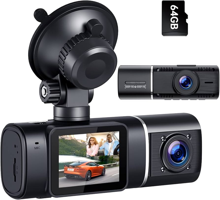 Amazon.co.jp: ドライブレコーダー 小型ドライブレコーダー 車前と車内