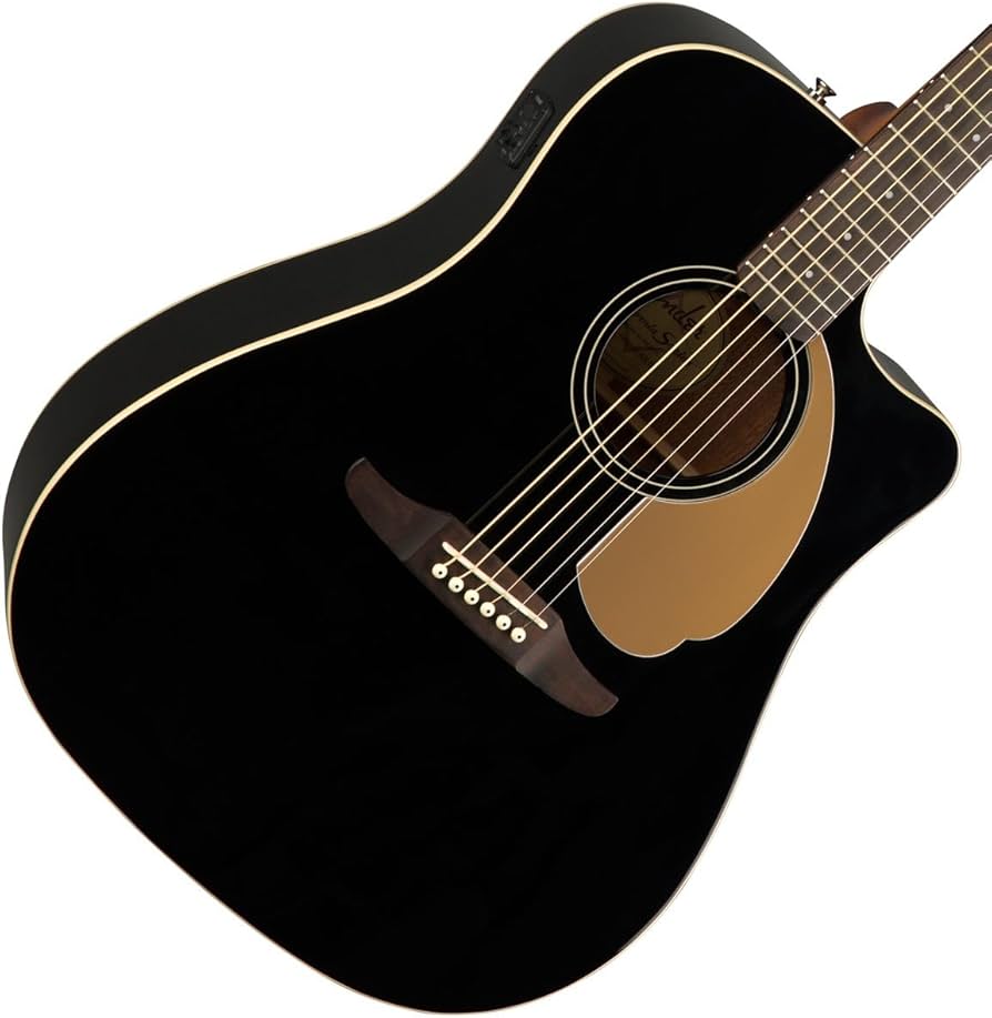 Amazon.com: Fender Redondo Player Acoustic Guitar, with 2-Year