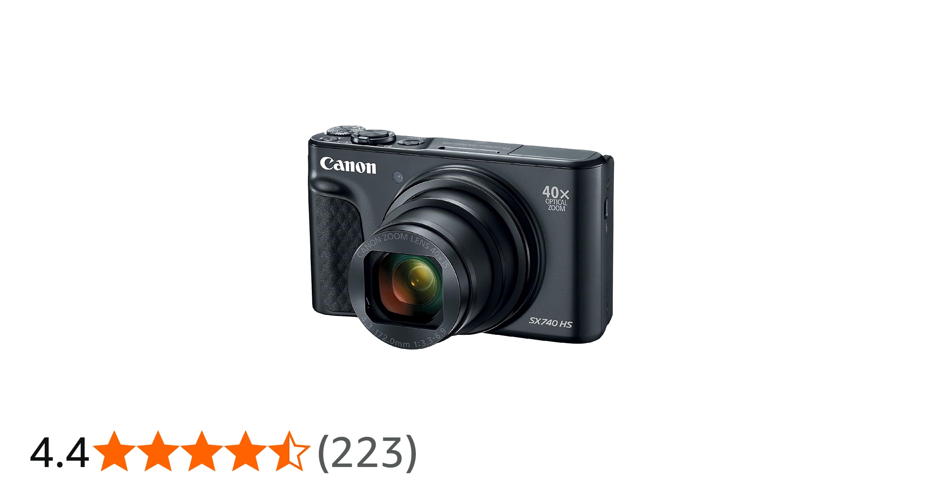 Canon PowerShot SX740 HS Digital Camera - Black: Amazon.de