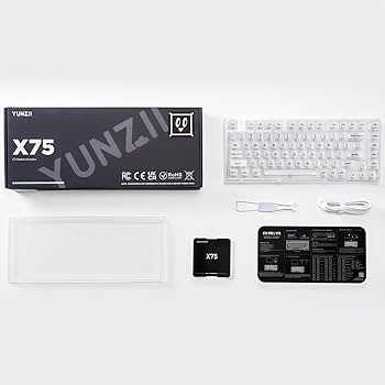 Amazon.com: YUNZII X75 PRO 82 Key Wireless Hot Swappable