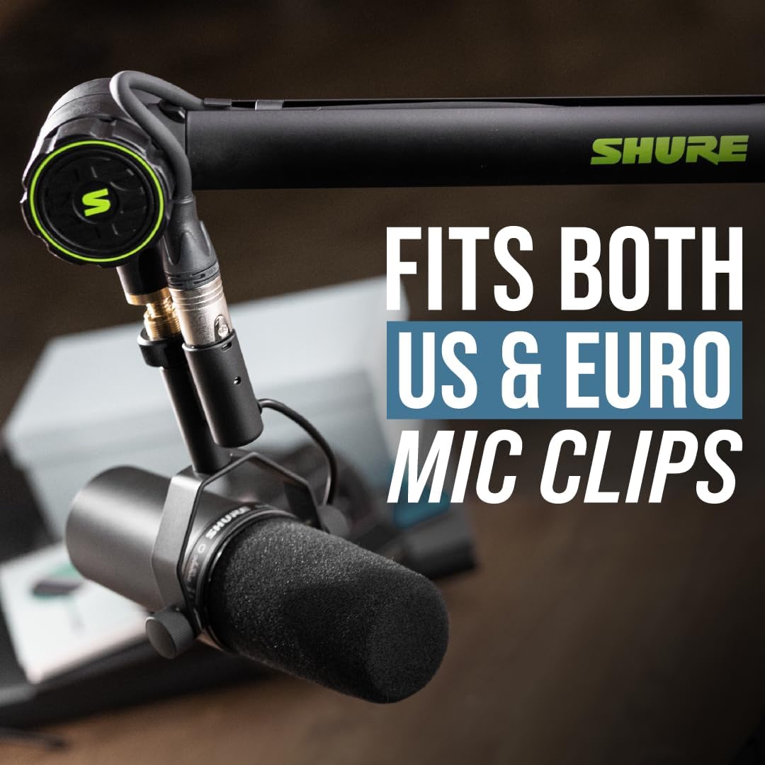 Shure by Gator デラックス 可動式デスクトップ ポッドキャスト用