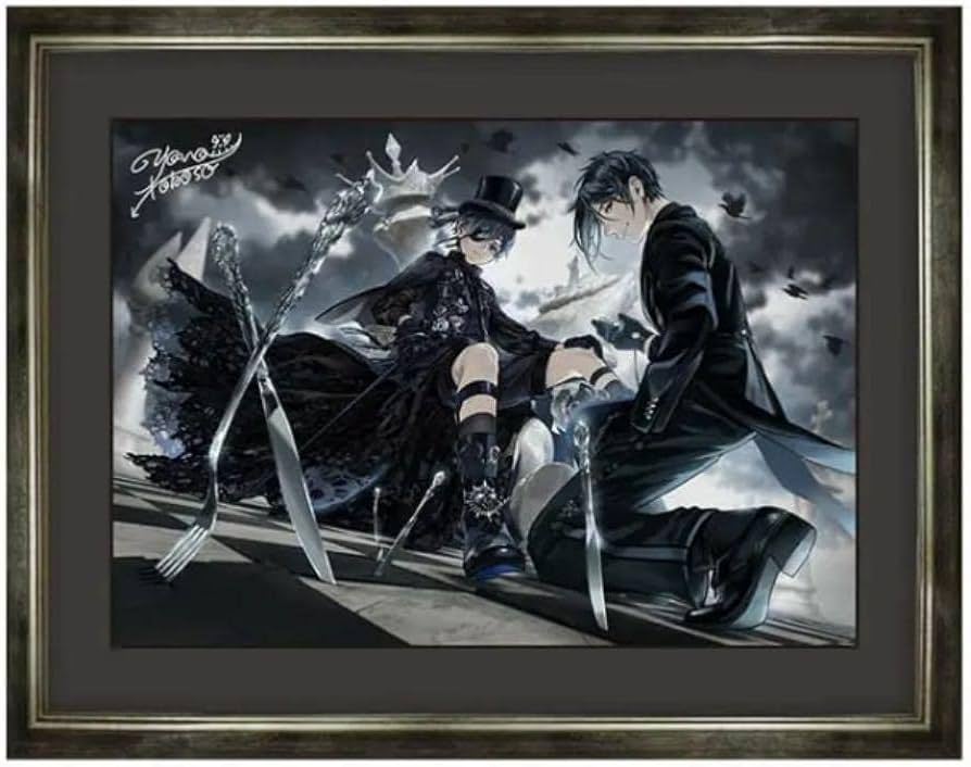 黒執事 展 枢やな 直筆サイン入りプレミアム複製原画 B 黒執事 展