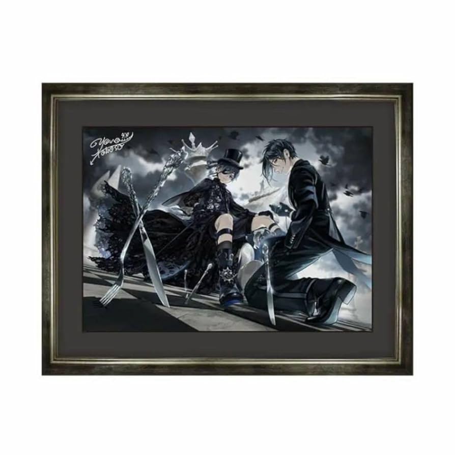 黒執事 展 枢やな 直筆サイン入りプレミアム複製原画 B 黒執事 展 枢や