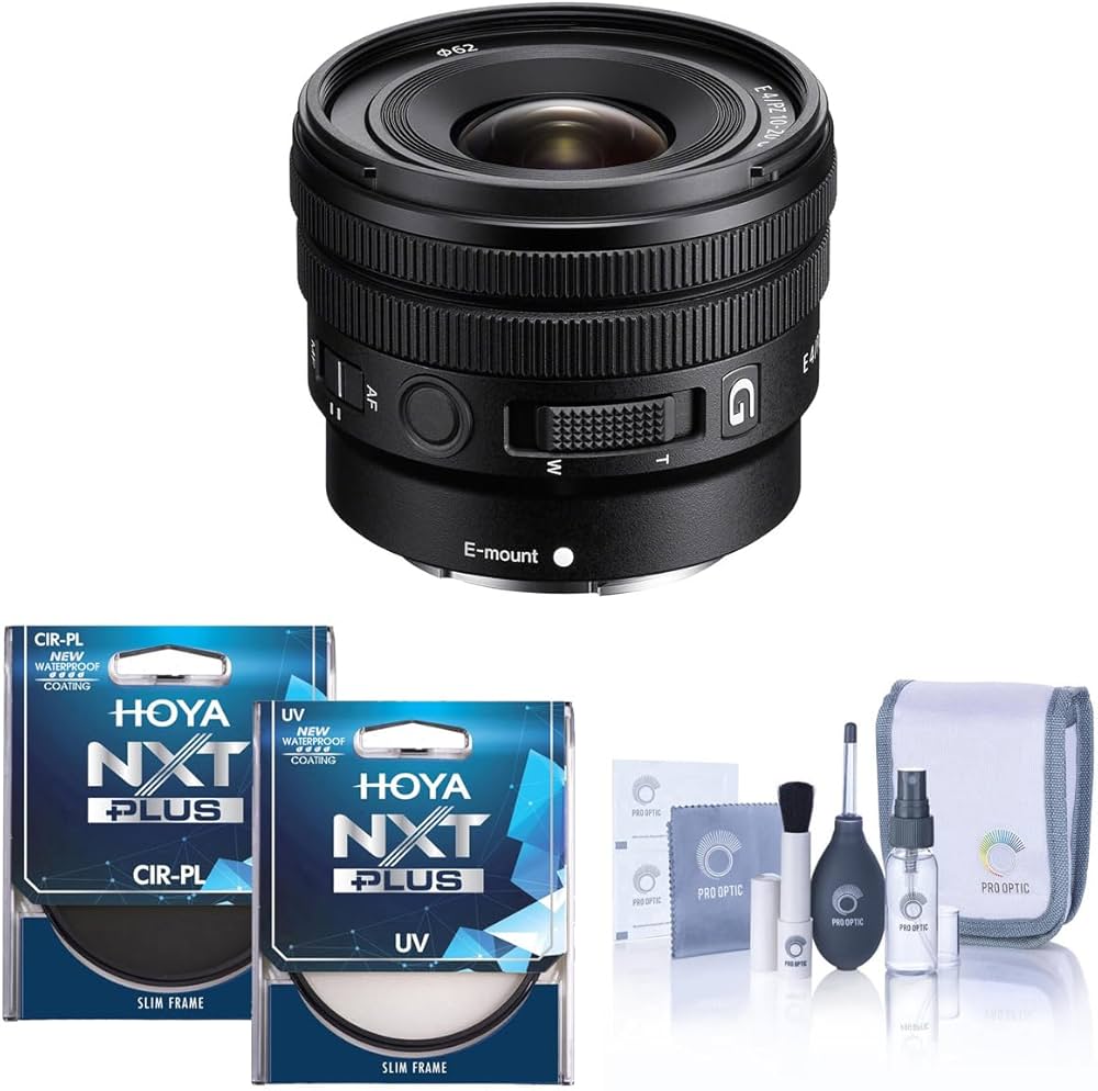 Amazon | Sony E 10-20mm f/4 PZ G レンズ Sony E用 Hoya 62mm CPL+UV