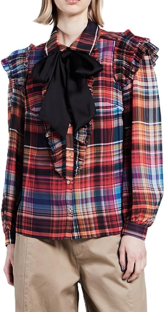 Amazon | [ダブルスタンダードクロージング] チェックシフォンボウタイ