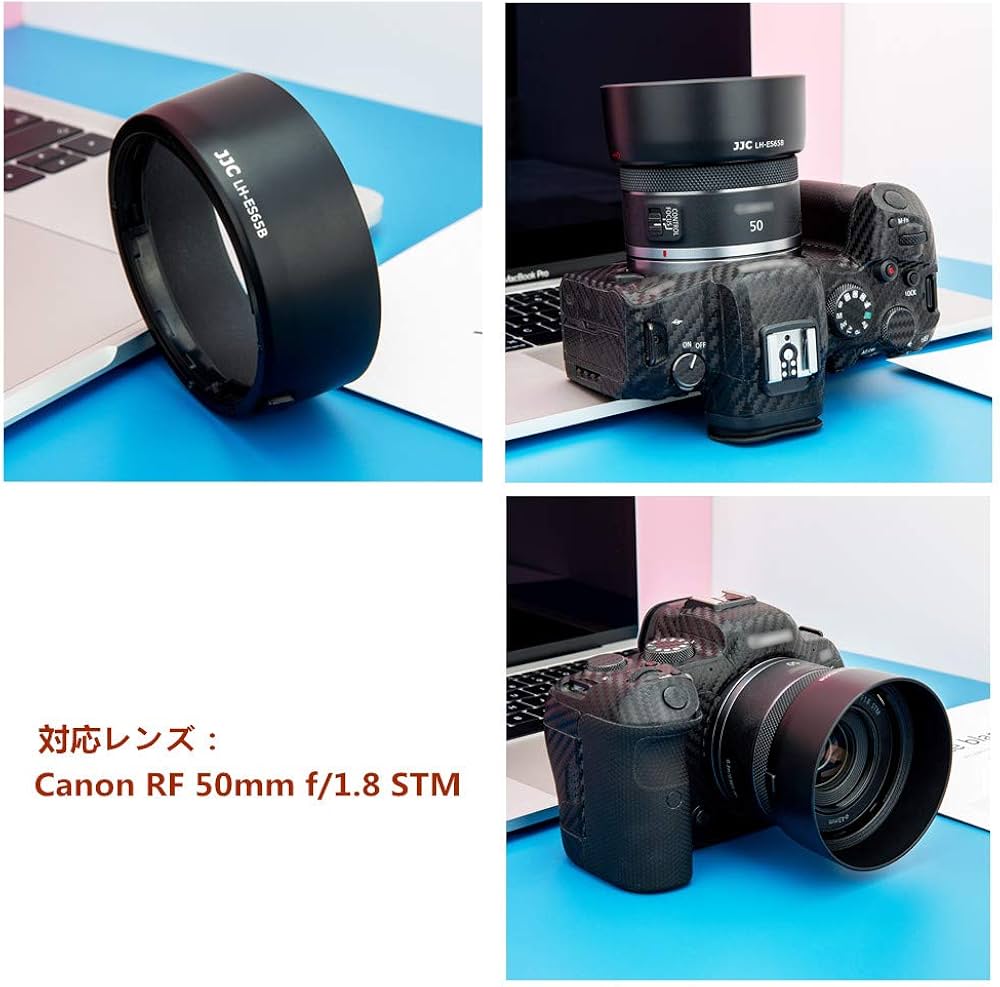 Amazon | JJC ES-65B レンズフード Canon RF 50mm F1.8 STM レンズ 用