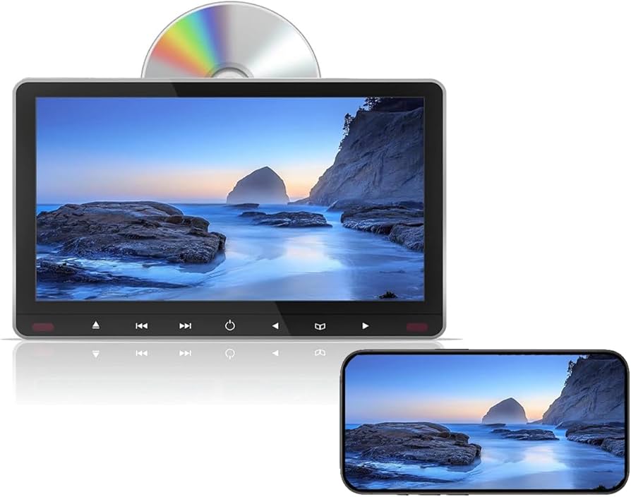 Amazon.co.jp: ヘッドレストモニター スロットイン式11.6インチ車載DVD