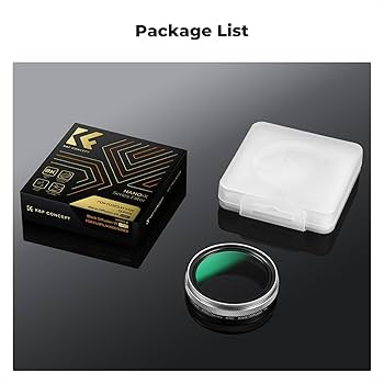 Amazon.com : K&F CONCEPT Black Mist Diffusion 1/4 Filter(Silver