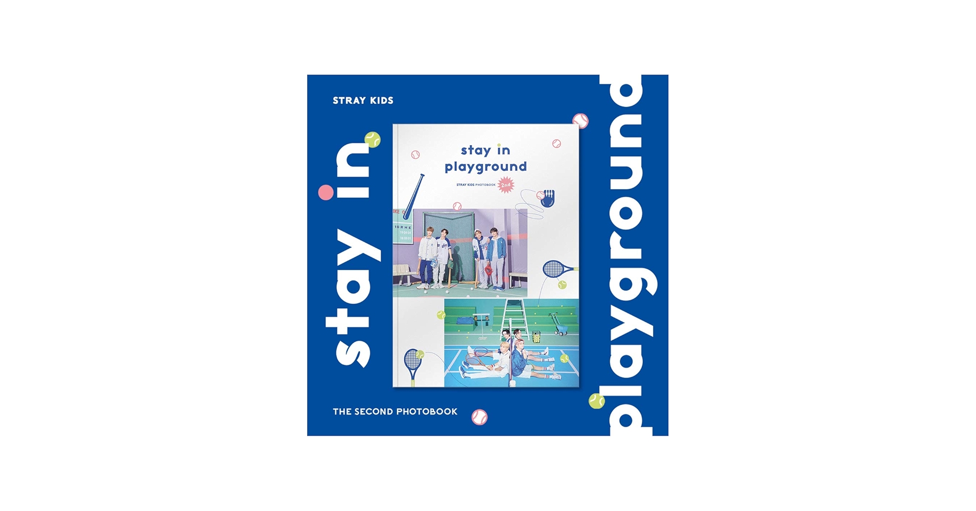 Amazon.com: JYP Stray Kids - 2nd PHOTOBOOK Stay in Playground DVD+