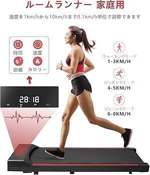 Amazon | Tvdugim ルームランナー 家庭用 ウォーキングマシン 電動