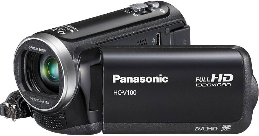 Amazon.com : Panasonic V100M 42x Intelligent Zoom HD Camcorder