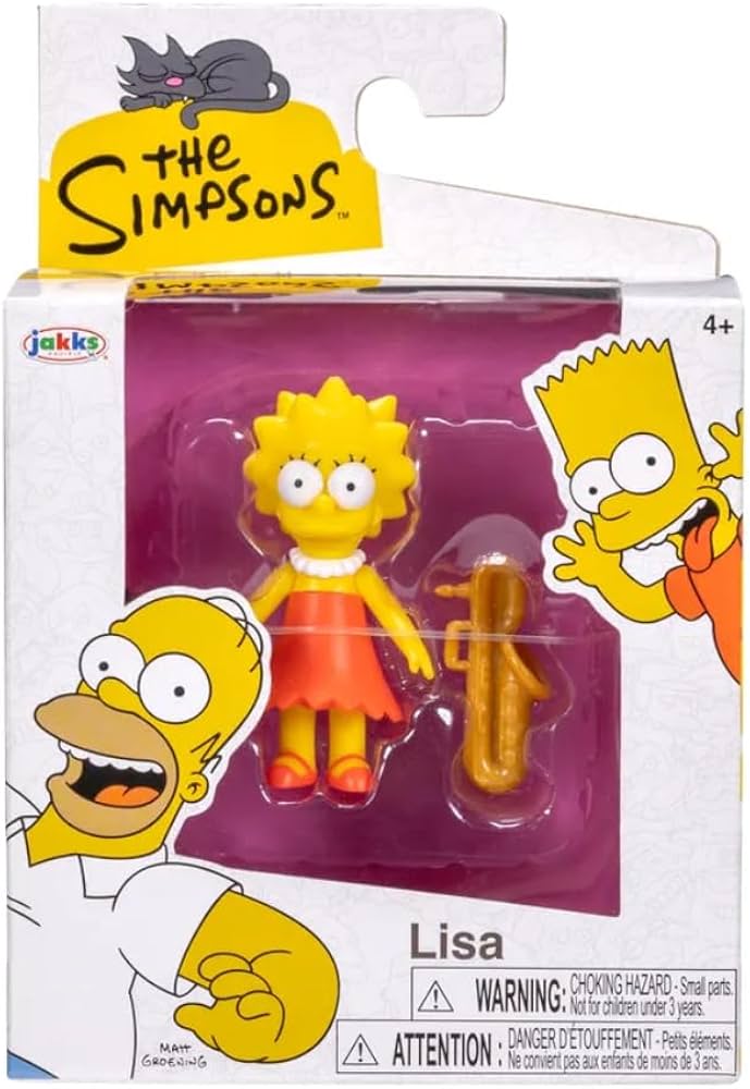 Amazon.com: The Simpsons Wave 1 Lisa 2.5-Inch Mini Figure : Toys