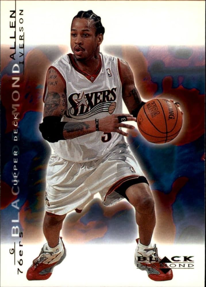 Amazon.com: 2000-01 Black Diamond #60 Allen Iverson NBA Basketball