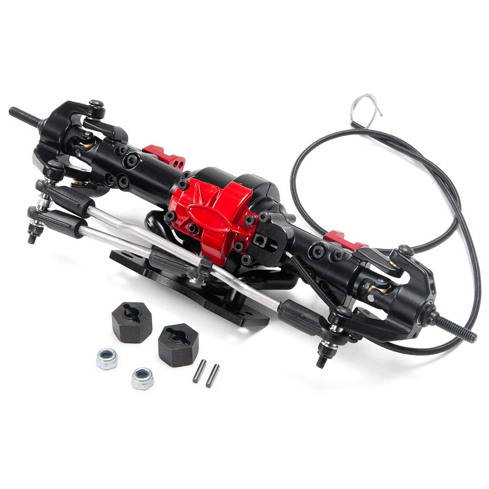 Amazon | RCカー ロッククローラー 1/10 アルミ フロント リア車軸