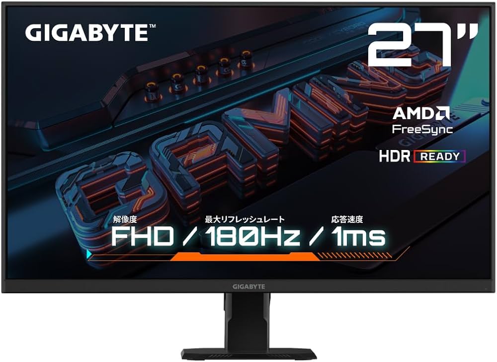 Amazon.co.jp: GIGABYTE ゲーミングモニター 27インチ SS IPS FHD 平面