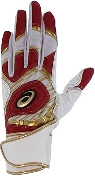 Amazon | アシックス(asics) 野球 少年 バッティング グローブ 両手