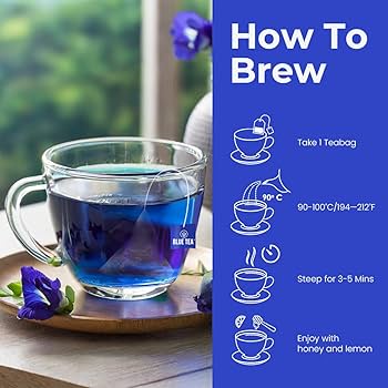 Amazon.com : BLUE TEA - Butterfly Pea Flower Tea - 15 Count