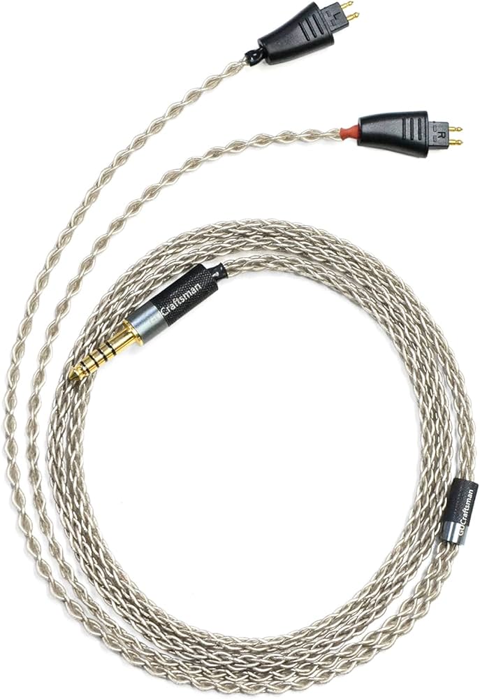 Amazon | GUCraftsman 6N単結晶銀ヘッドホンアップグレードケーブル