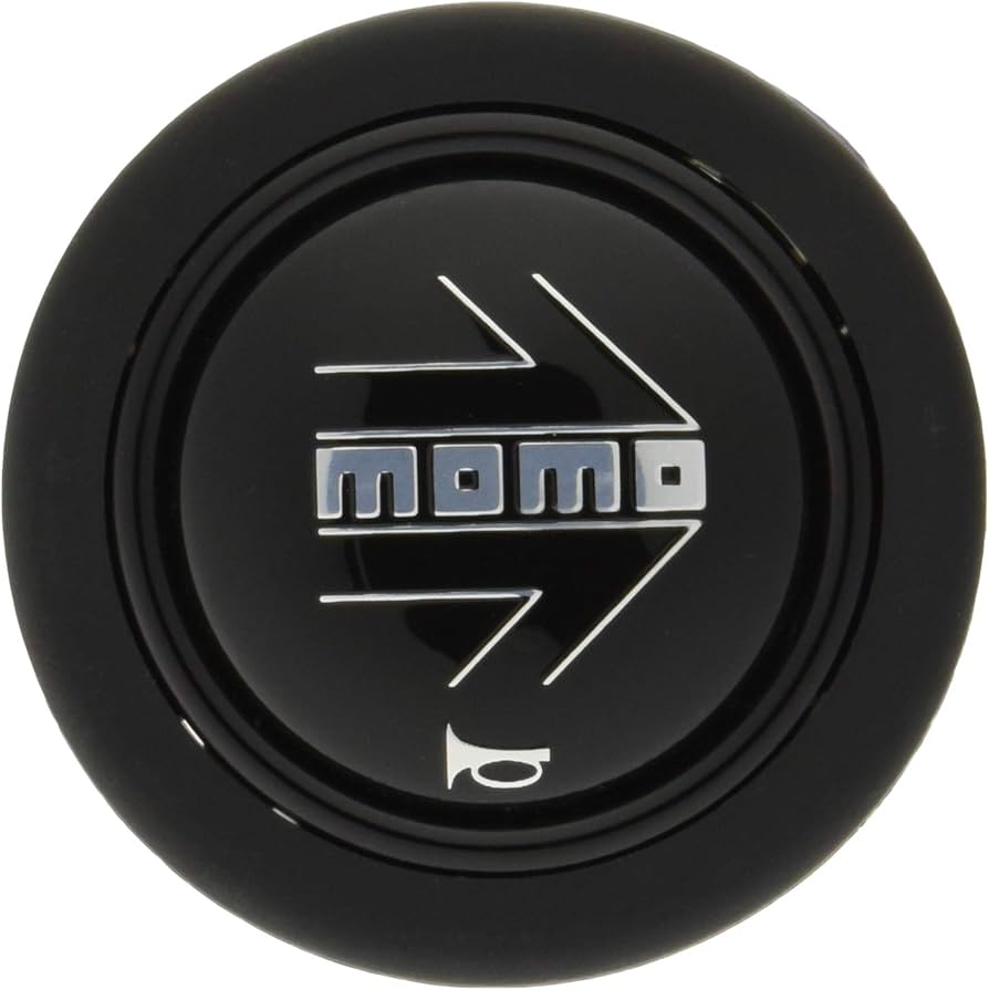 Amazon | MOMO(モモ) ホーンボタン SILVER ARROW BLACK HB-02