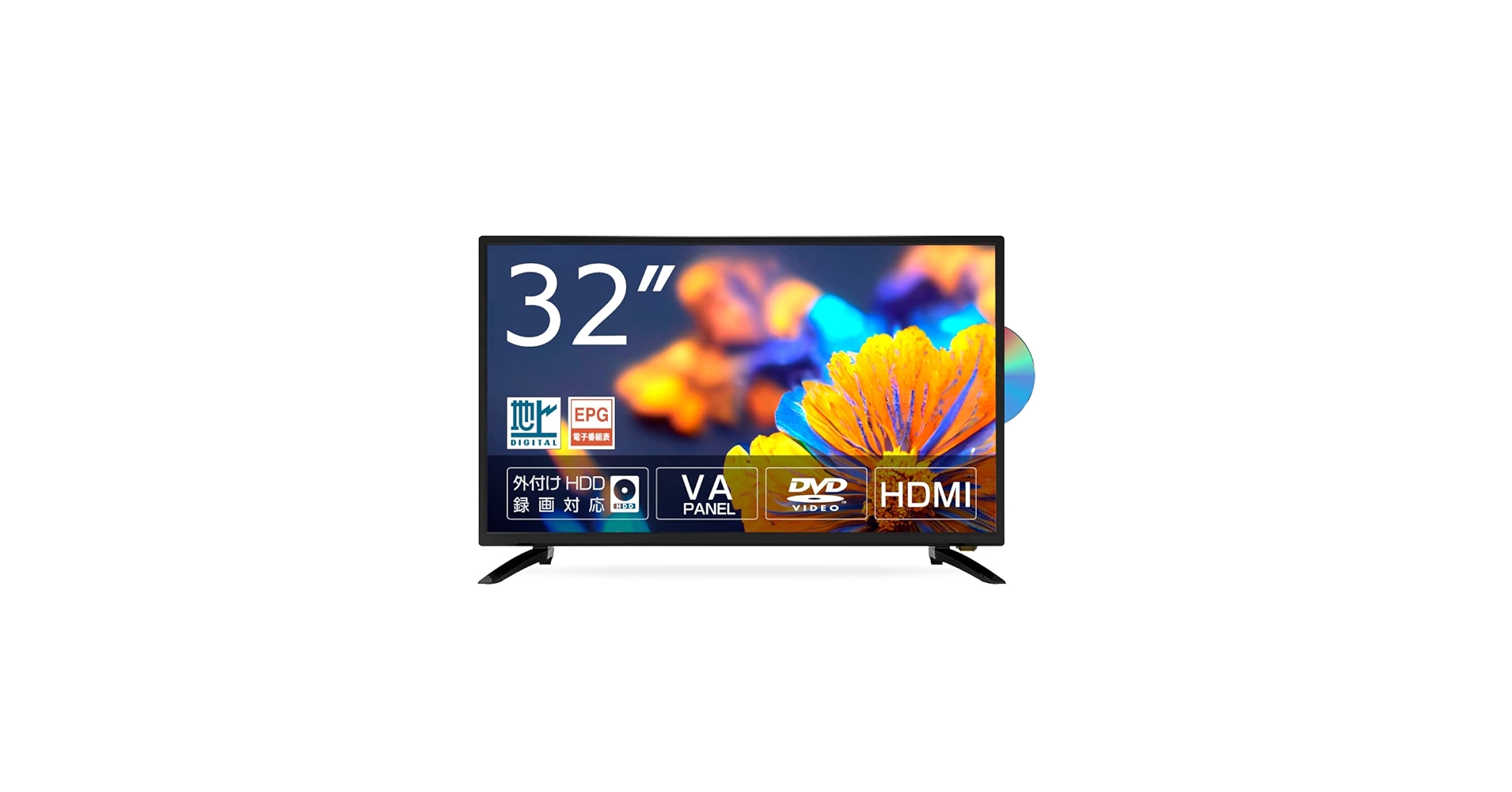 Amazon | ASTEX 32型 液晶テレビ 地上波 直下型LED DVD内蔵 外付けHDD