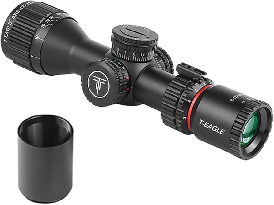 Amazon.co.jp: T-EAGLE 3-12x32aoir FFP ライフルスコープ 可変倍率