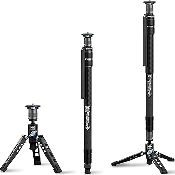 Amazon | SIRUI 一脚【瞬時に高さ調整&一台三役】トラベル一脚