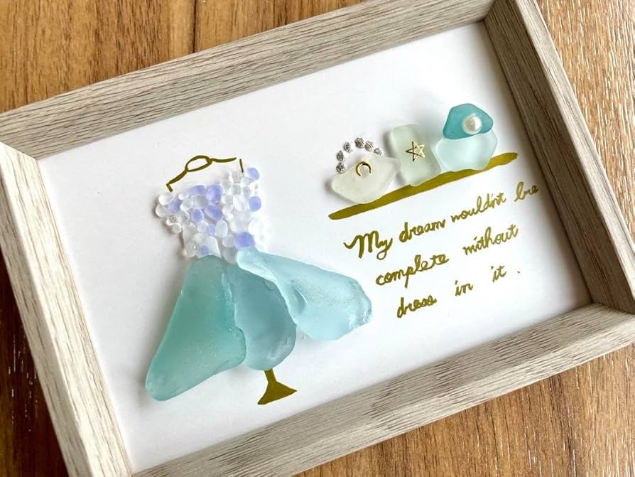 Amazon.co.jp: シーグラスアート No.144『プリンセスのドレス』3