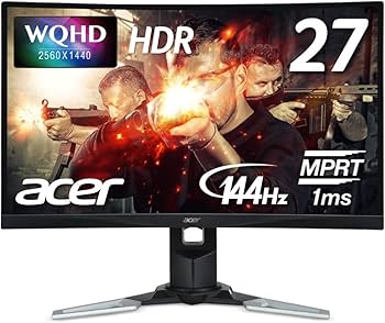 Amazon.co.jp: Acer ゲーミングモニター XZ271Ubmijpphzx 27インチ VA