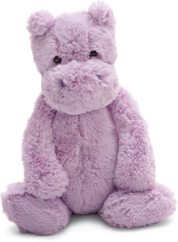Amazon.co.jp: Jellycat ジェリーキャット Bashful Lilac Hippo 12