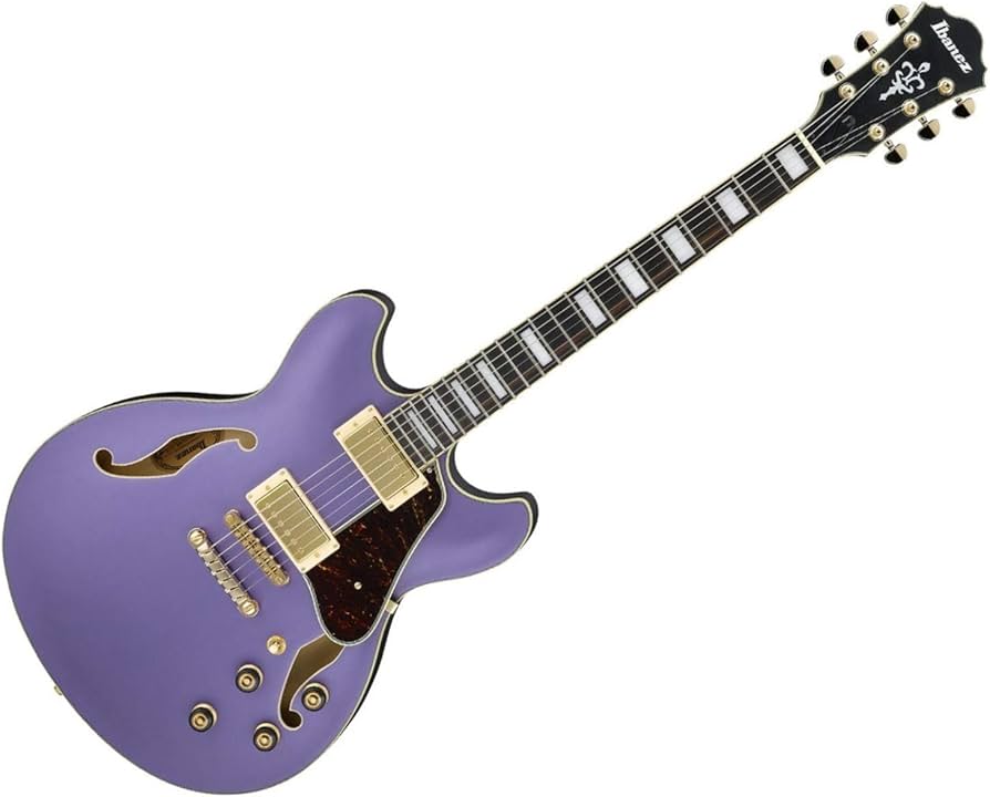 Amazon.com: Ibanez Artcore AS73G Semi-Hollow - Metallic Purple