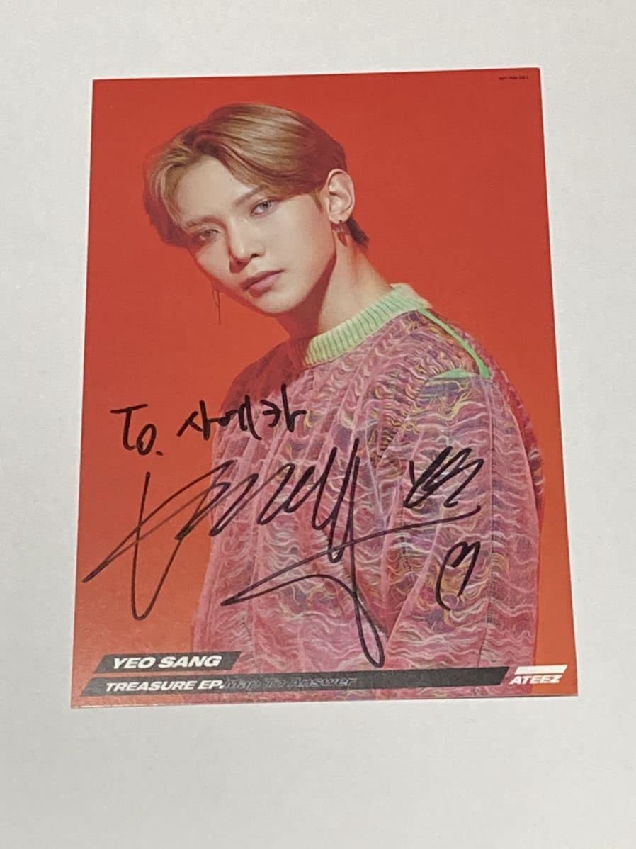 ateez ホンジュン直接サイン ateez ホンジュン直接サイン 【公式通販】