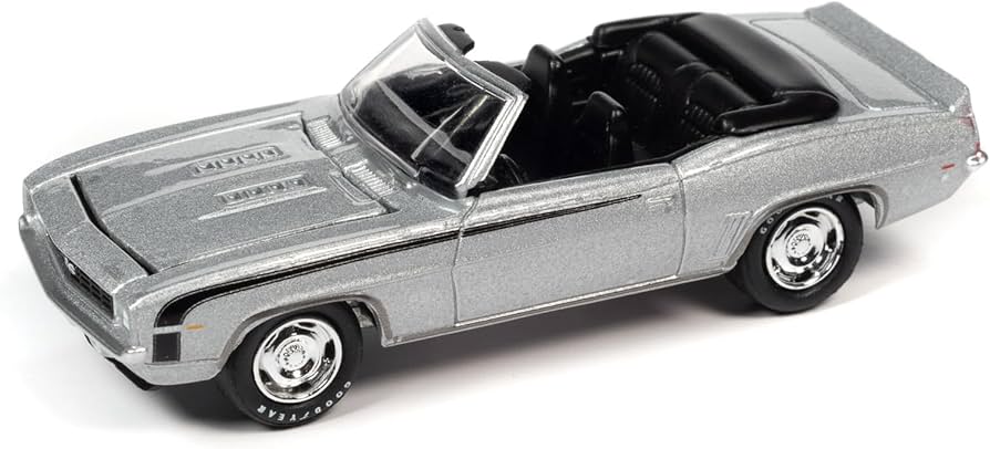 Amazon.com: 1969 Chevy Camaro RS/SS Convertible Cortez Silver