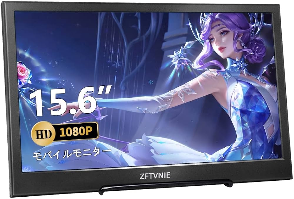 Amazon.co.jp: モバイルモニター、15.6インチIPSフルHD 1920x1080P