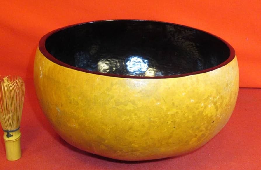 Amazon.co.jp: 茶道具『ふくべ炭斗 瓢炭取 内黒漆塗①(径27,5㎝)』ほぼ