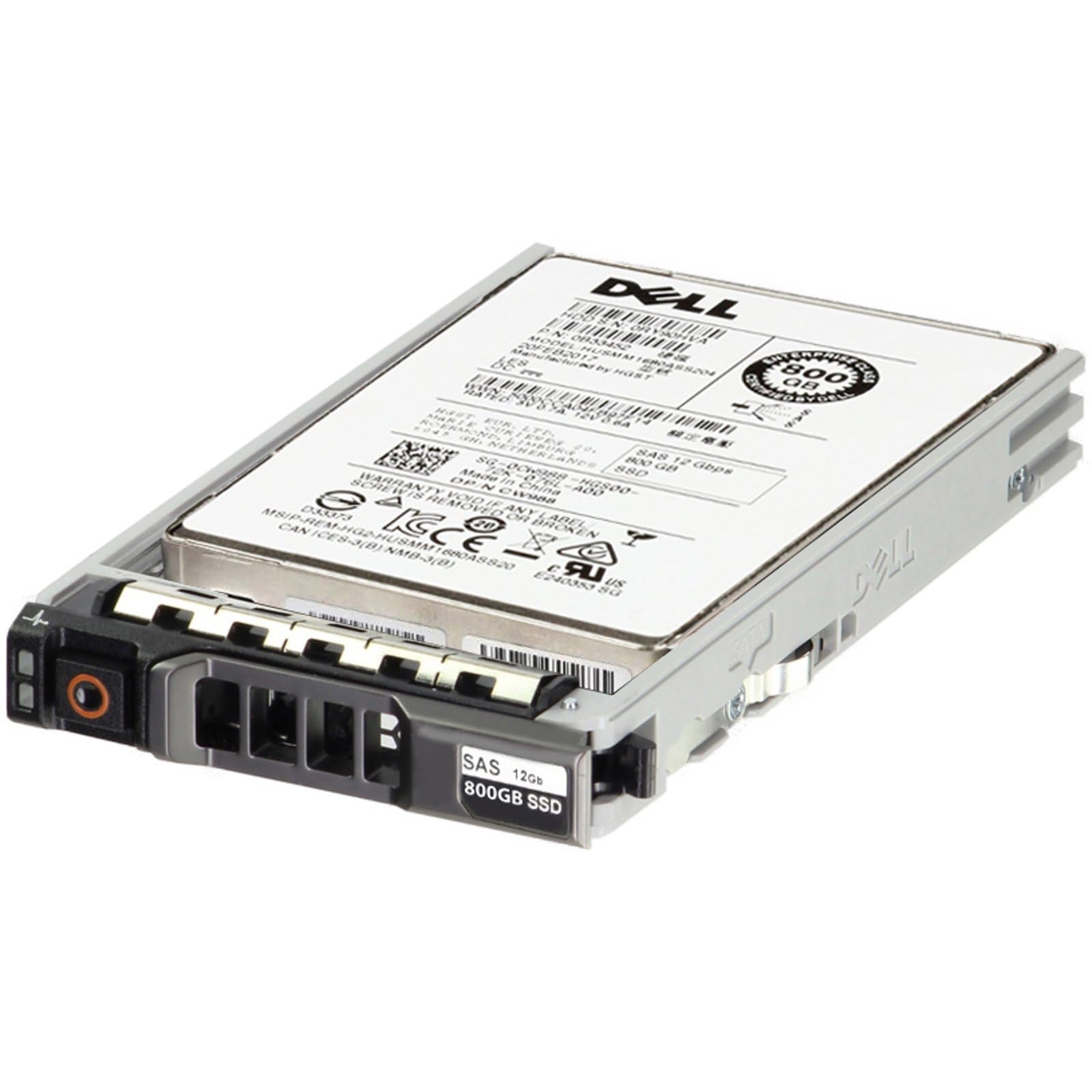 Amazon.com: Dell 800GB 12Gbps SAS WI MLC 2.5 SSD 1680ASS204 (CW988