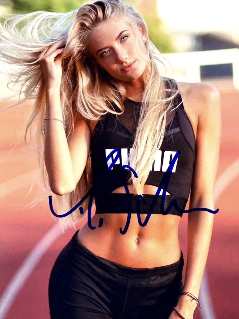 Amazon.co.jp: アリカ シュミット直筆サイン入り2Lサイズ写真‥ドイツの