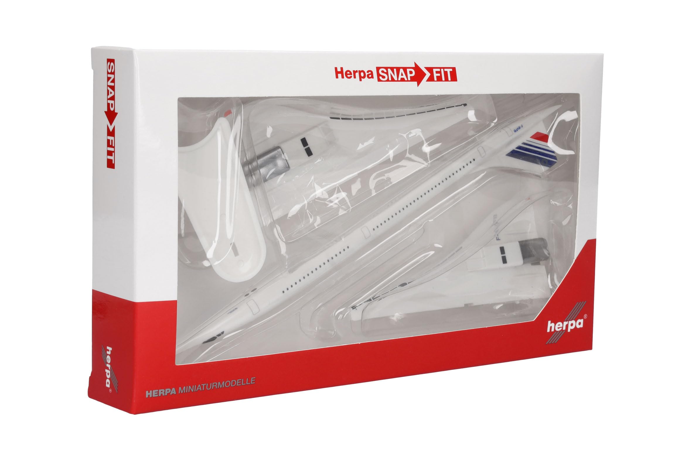 Amazon.com: Herpa Snap-fit Airplane Model Concorde Air France on