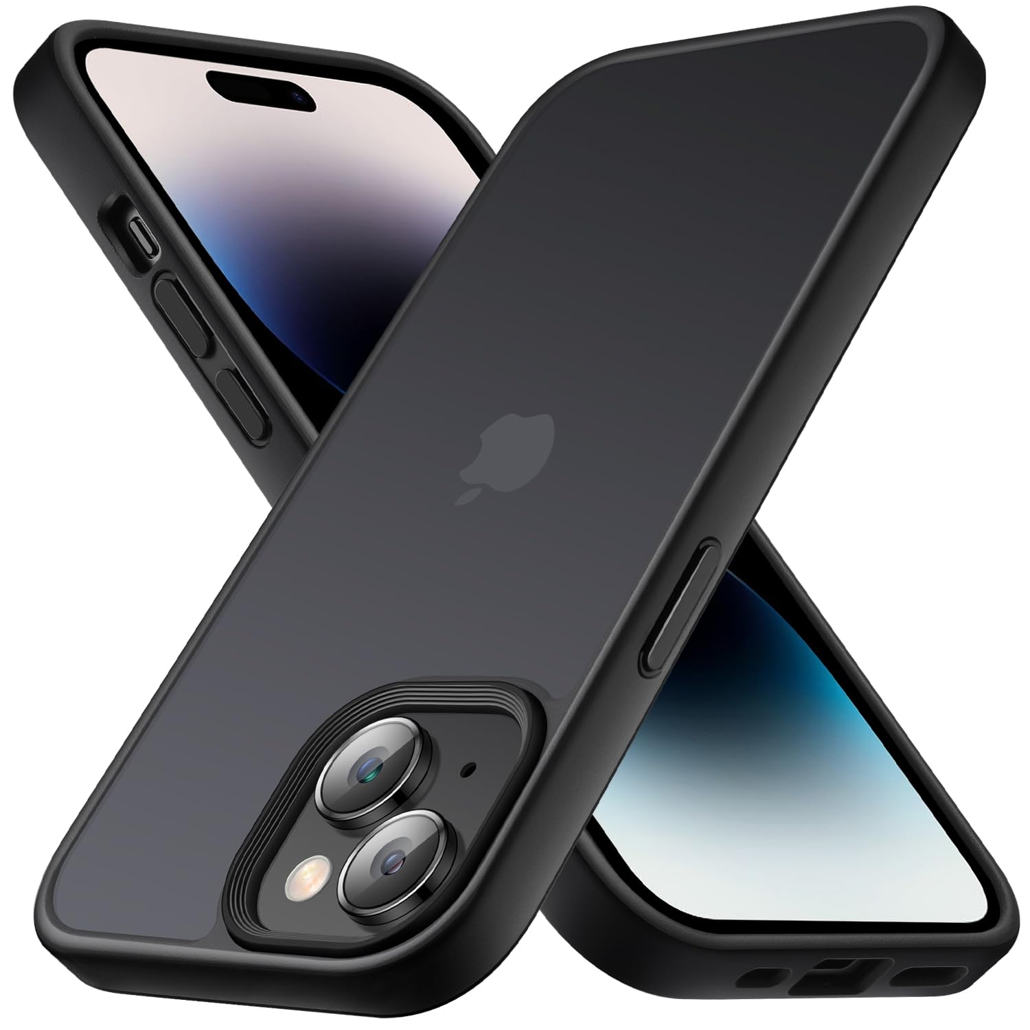 Amazon.co.jp: COSOIK iPhone 15 用 ケース 半透明 衝撃吸収 米軍MIL