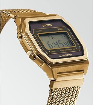 Casio Men's Automatic Watch with Stainless Steel Strap, Gold, 2.5