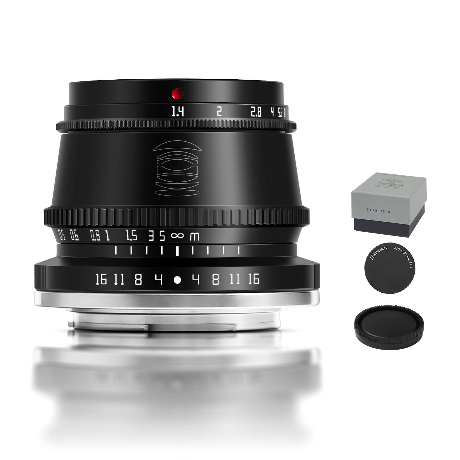 Amazon.com : TTArtisan 35mm F1.4 APS-C Manual Focus Lens for Sony