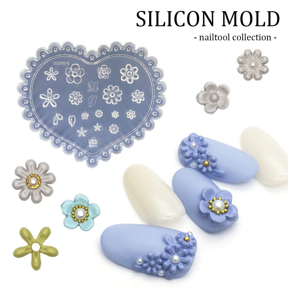 Amazon | irogel イロジェルシリコンモールド【ハート型】レリーフ