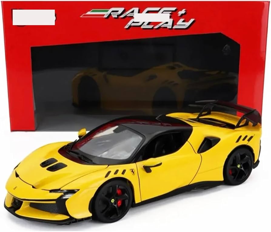 Amazon.com: HTLNUZD New 2024 1/18 SF90 XX Stradale Alloy Racing