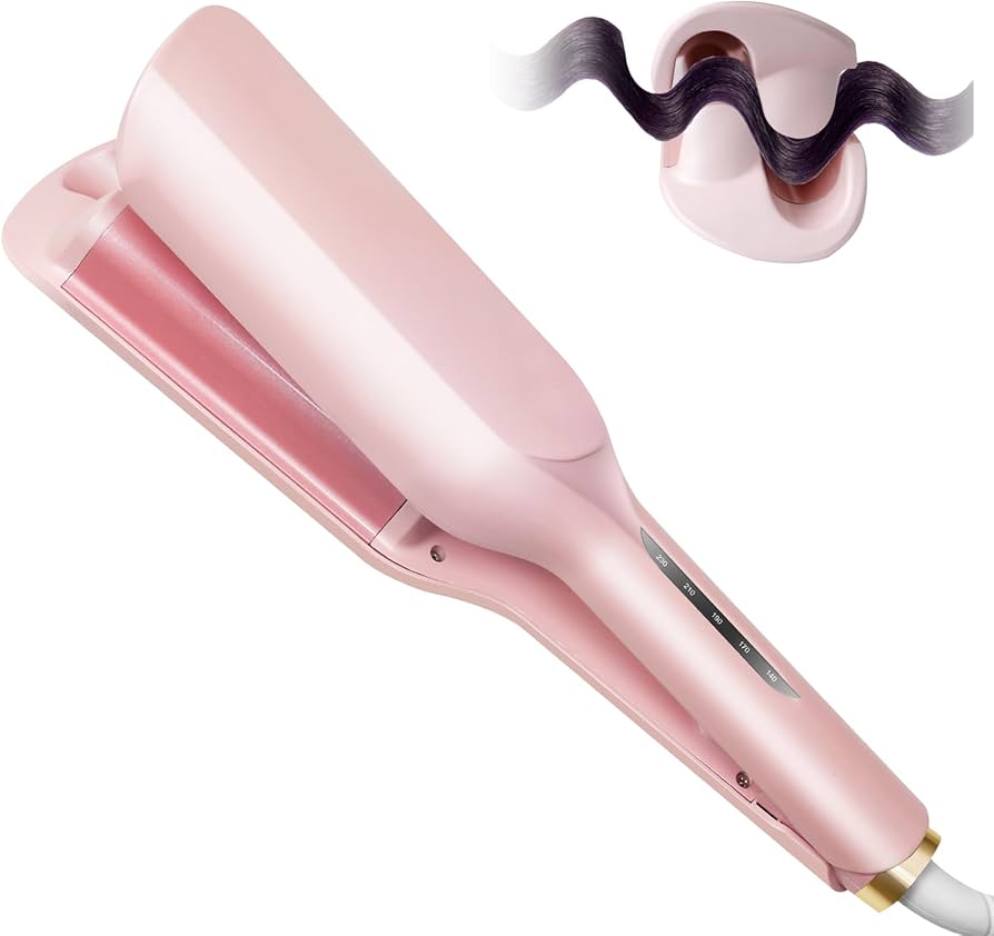 Amazon | ヘアアイロン カール ウェーブアイロン 32㎜ 5段温度調節 140