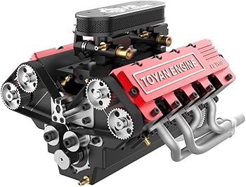 Amazon.co.jp: ToyGhillied V8エンジンモデルキット 1/10 8気筒4