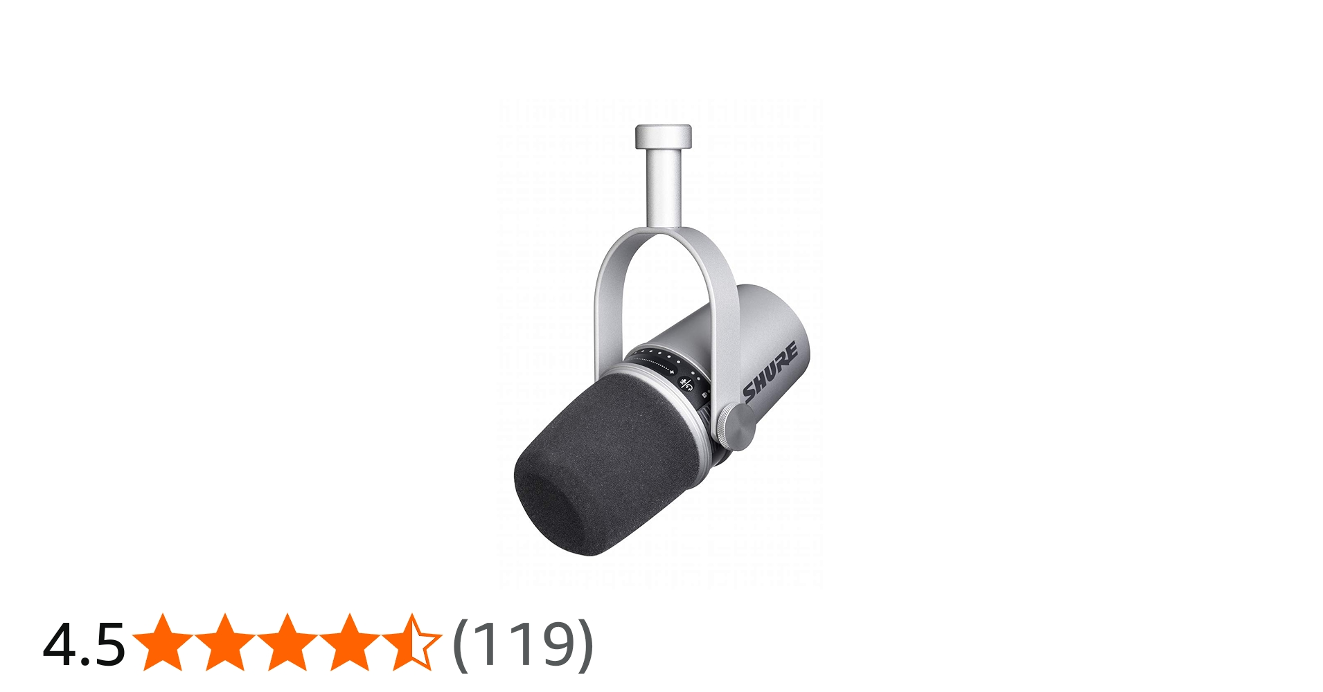 Amazon | SHURE シュア MV7 ポッドキャストマイクロホン MV7-S-J
